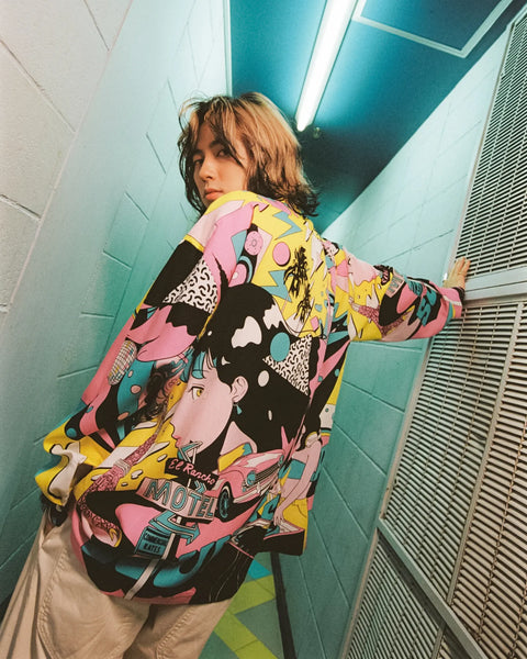 南国リゾート倶楽部 L/S SHIRT