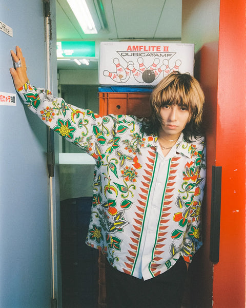 桃源花 L/S SHIRT / WHITE