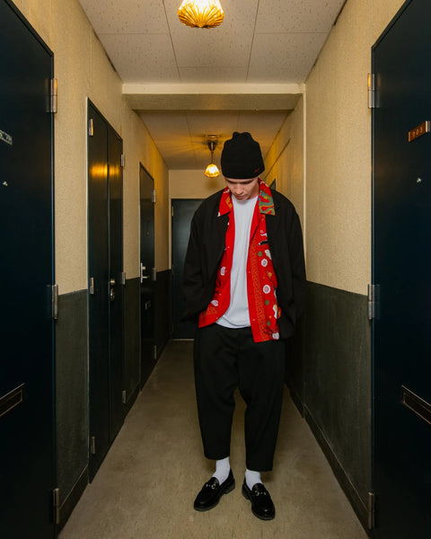 拉麺 L/S SHIRT / RED
