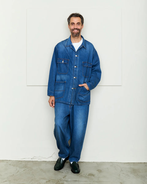 Denim Coverall / BLUE