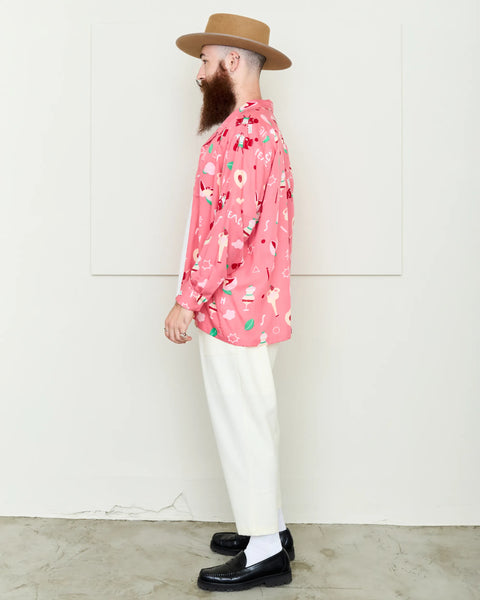 PEACH L/S SHIRT / PINK