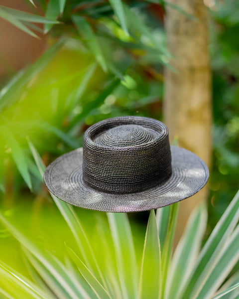 PANAMA HAT (THE PORK PIE×Eanbe) / BLACK