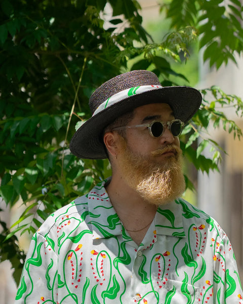 PANAMA HAT (THE PORK PIE×Eanbe) / BLACK
