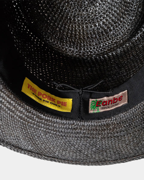 PANAMA HAT (THE PORK PIE×Eanbe) / BLACK