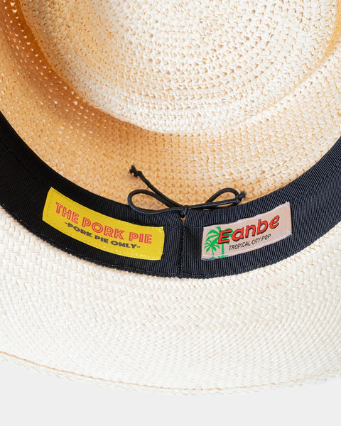 PANAMA HAT (THE PORK PIE×Eanbe) / IVORY