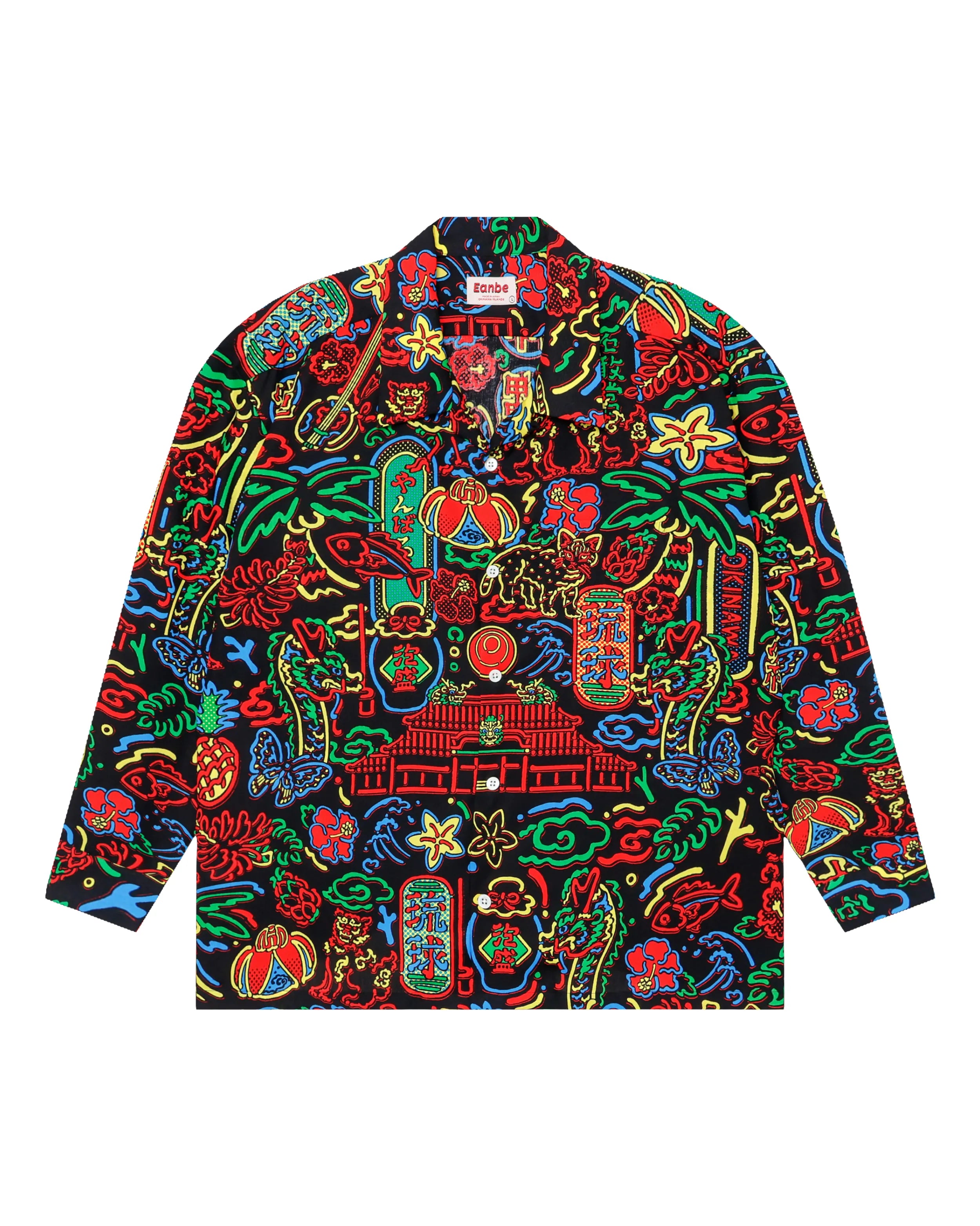 RYUKYU SIGN L/S SHIRT / BLACK – Eanbe RYUKYU SIGN L/S SHIRT / BLACK – Eanbe