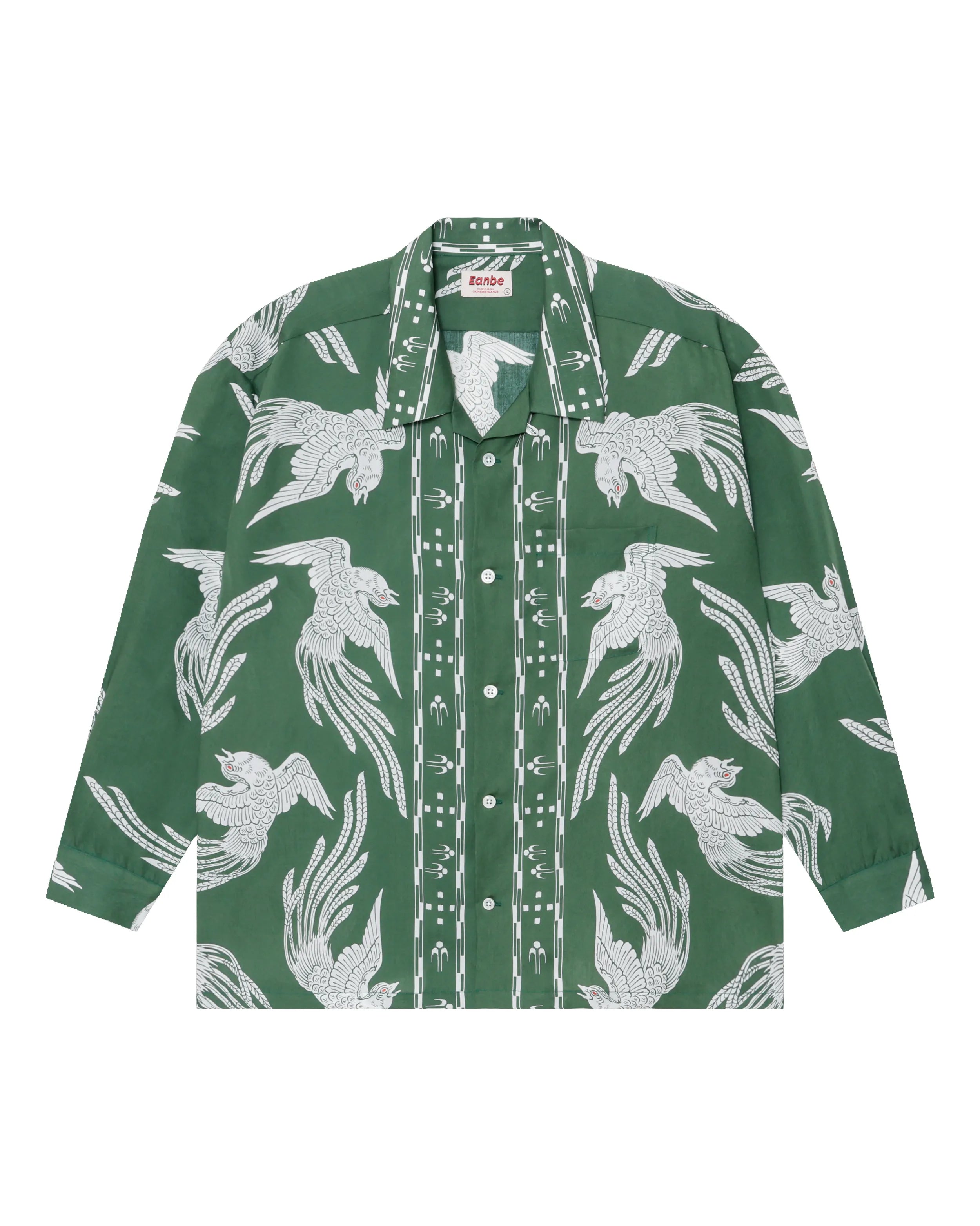 WATARIDORI L/S SHIRT / GREEN – Eanbe WATARIDORI L/S SHIRT / GREEN – Eanbe