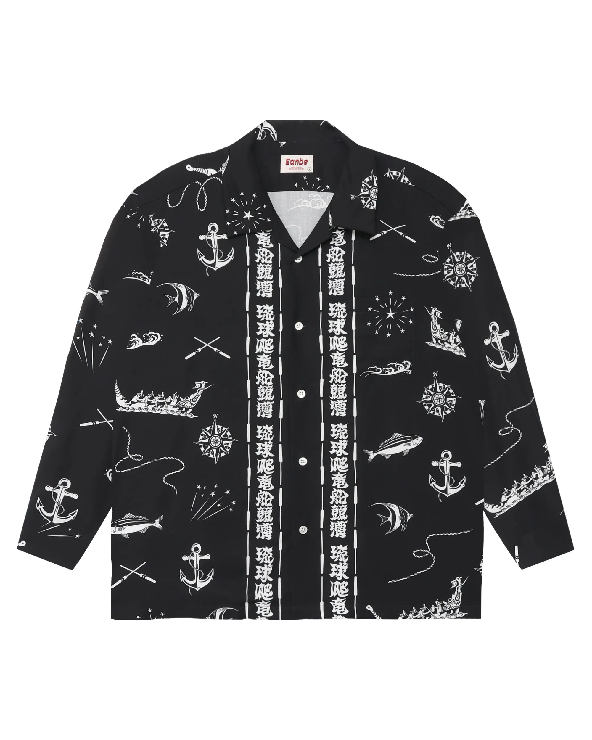 琉球爬竜船競漕 L/S SHIRT / BLACK – Eanbe