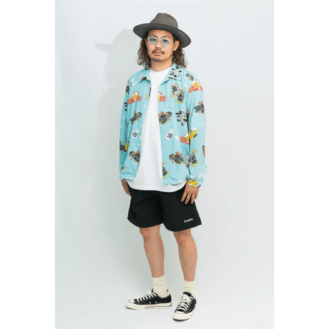無地ショートパンツ_黒(ブラック)_着用イメージ_ショートパンツ_Eanbe