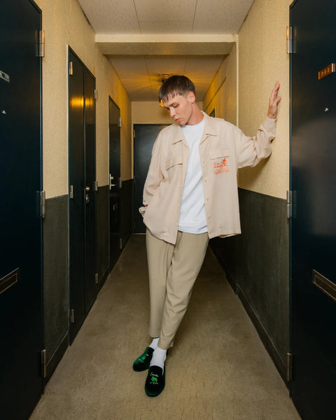 EL BORRACHO L/S SHIRT / BEIGE