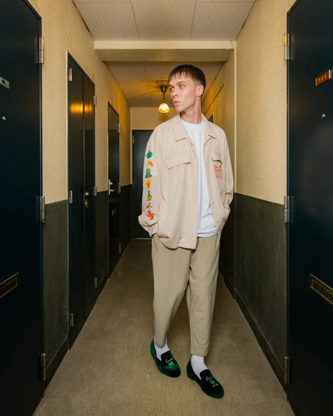 EL BORRACHO L/S SHIRT / BEIGE