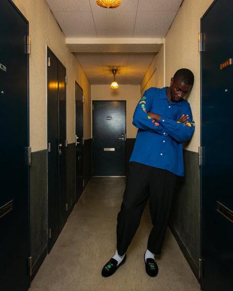 EL BORRACHO L/S SHIRT / NAVY