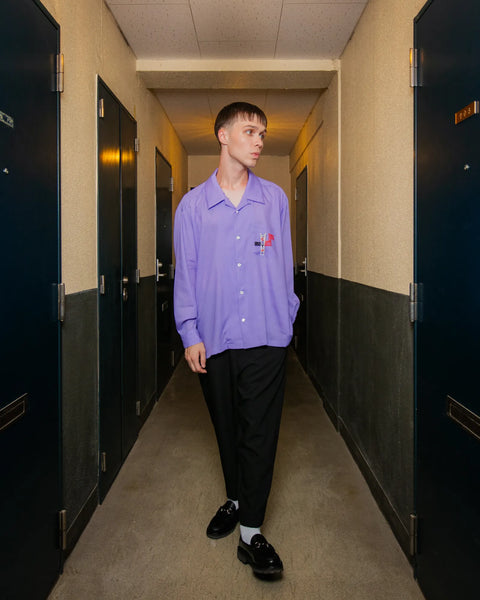CRYING COUNTRY CLUB L/S SHIRT / PURPLE