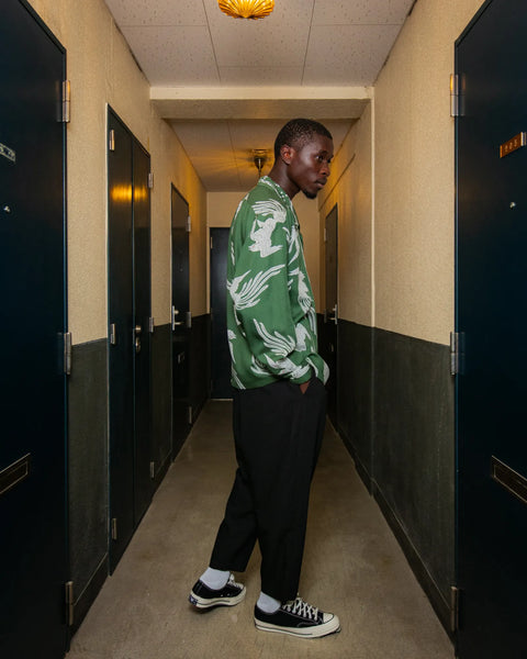 WATARIDORI L/S Shirt / Green
