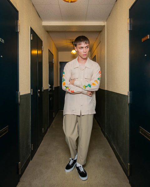 EL BORRACHO L/S SHIRT / BEIGE