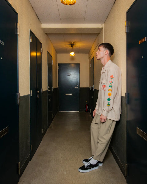EL BORRACHO L/S SHIRT / BEIGE