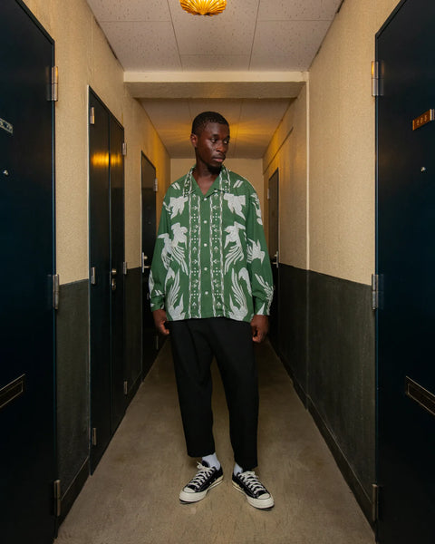 WATARIDORI L/S Shirt / Green