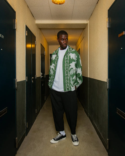WATARIDORI L/S Shirt / Green