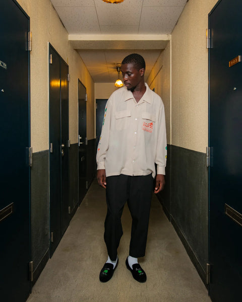 EL BORRACHO L/S SHIRT / BEIGE