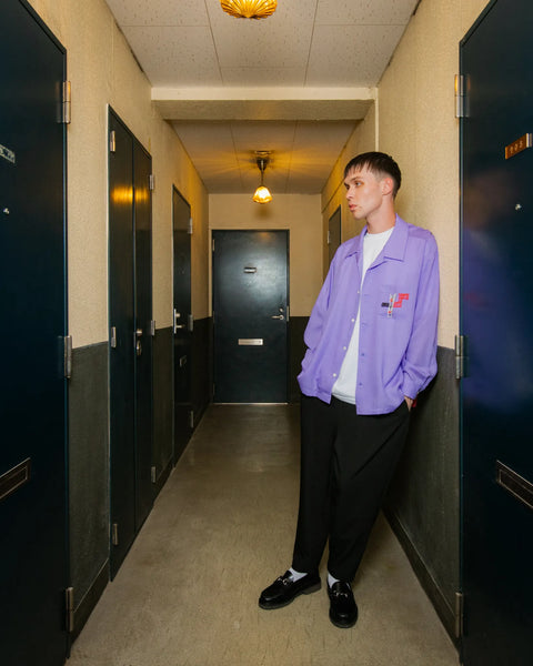 CRYING COUNTRY CLUB L/S SHIRT / PURPLE