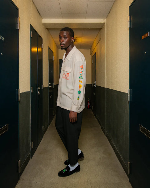 EL BORRACHO L/S SHIRT / BEIGE