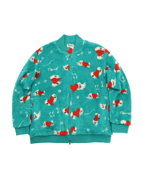 Aloha Fleece JACKET / 愛狂 / GREEN