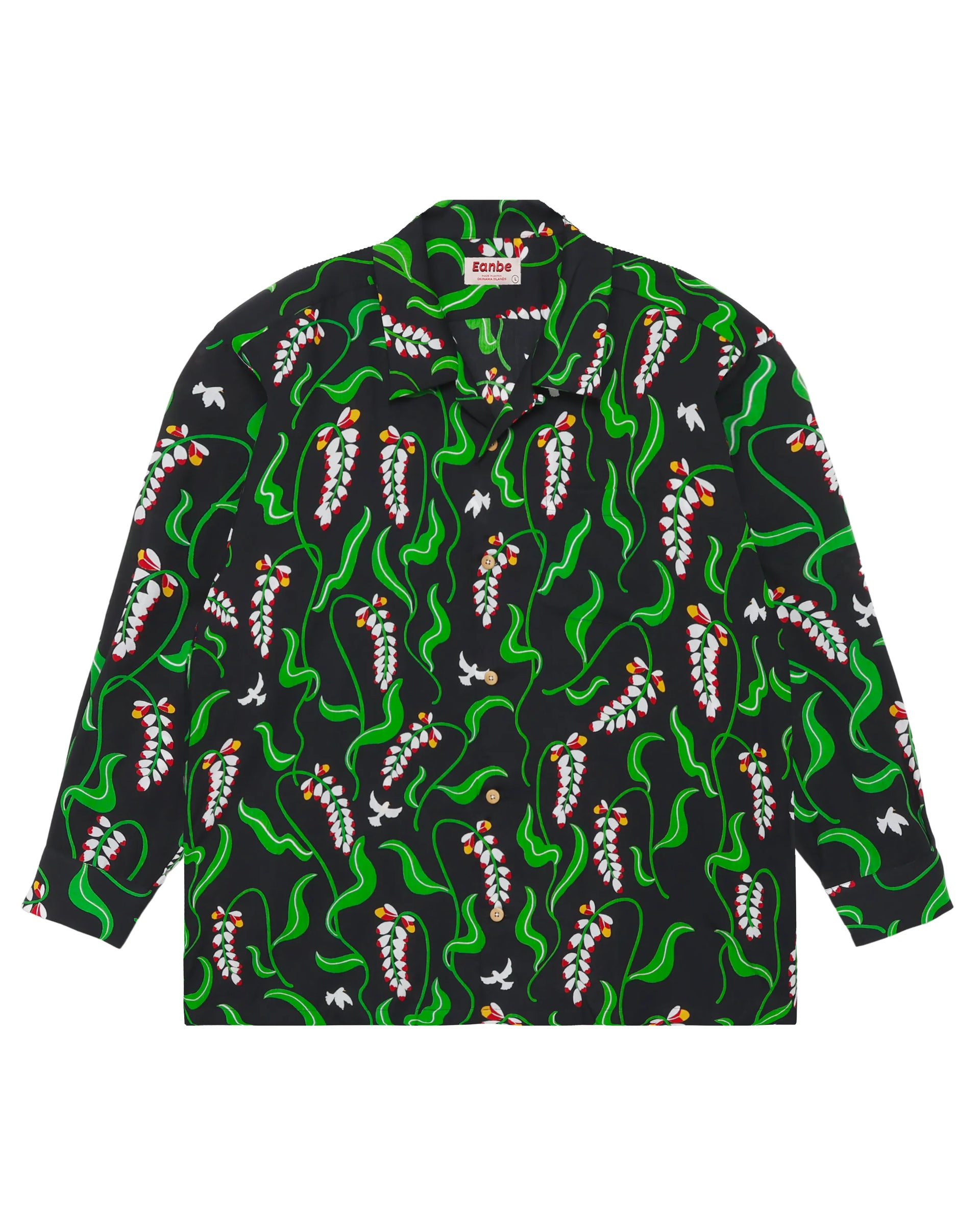 月桃 L/S SHIRT / BLACK – Eanbe