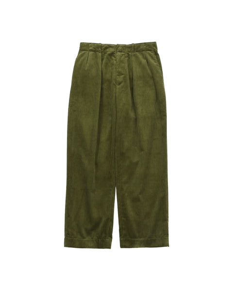 CORDUROY PANTS / OLIVE