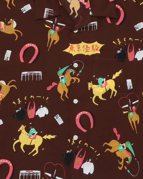 DARK HORSE L/S SHIRT / BROWN