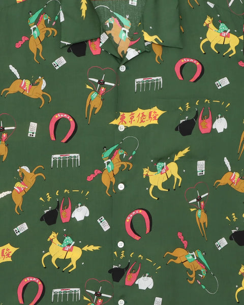 DARK HORSE L/S SHIRT / GREEN