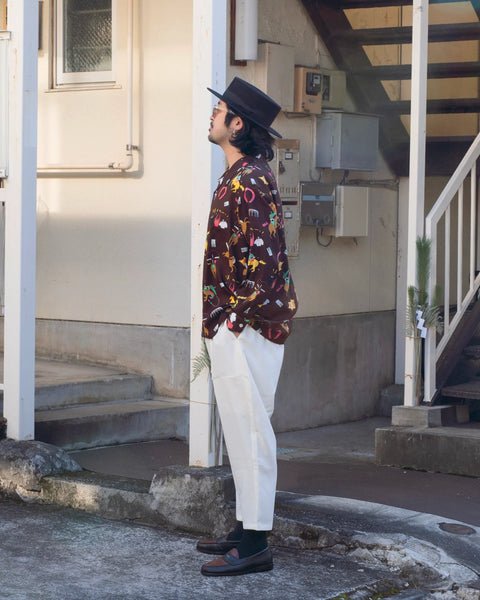 DARK HORSE L/S SHIRT / BROWN