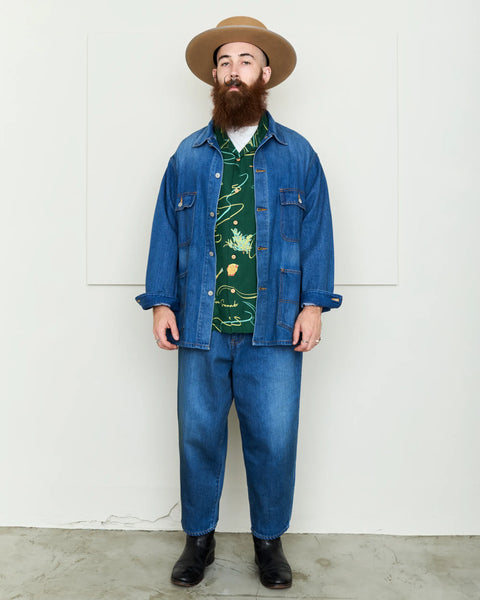 Denim Coverall / BLUE