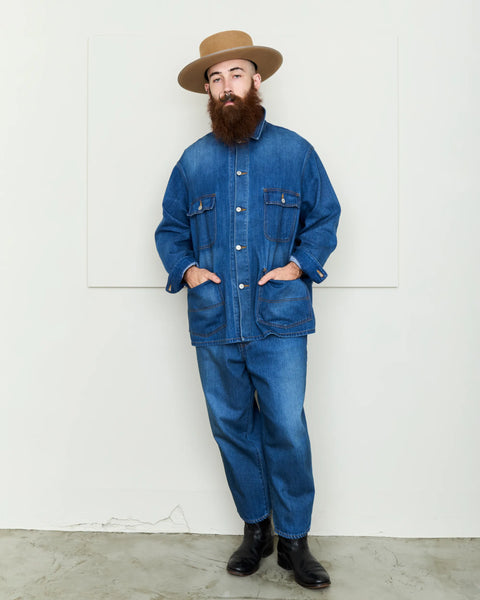 Denim Coverall / BLUE