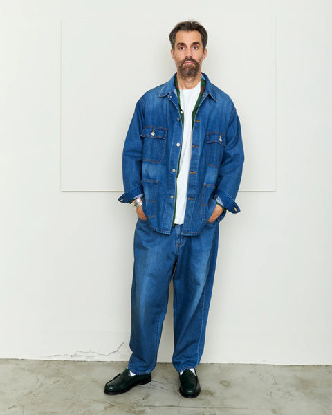 Denim Coverall / BLUE
