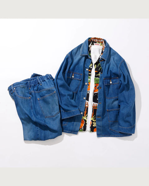 Denim Coverall / BLUE