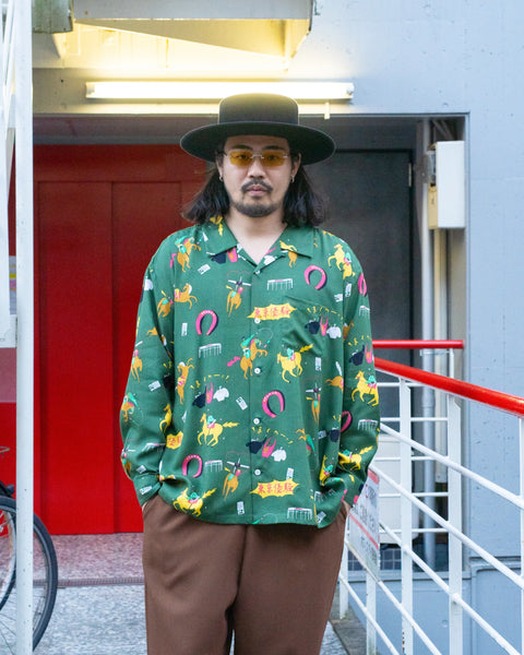 DARK HORSE L/S SHIRT / GREEN