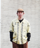 Eanbe 長袖 黒 ロゴＴシャツ ルック画像