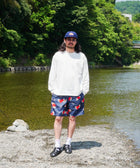 Eanbe 長袖 白 ロゴＴシャツ ルック画像