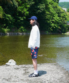 Eanbe 長袖 白 ロゴＴシャツ ルック画像
