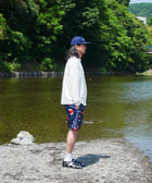 Eanbe 長袖 白 ロゴＴシャツ ルック画像
