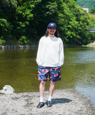 Eanbe 長袖 白 ロゴＴシャツ ルック画像