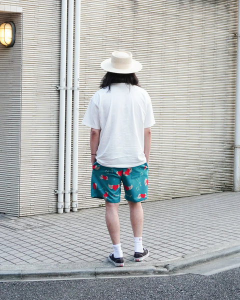 Eanbe 半袖 白 ロゴＴシャツ ルック画像