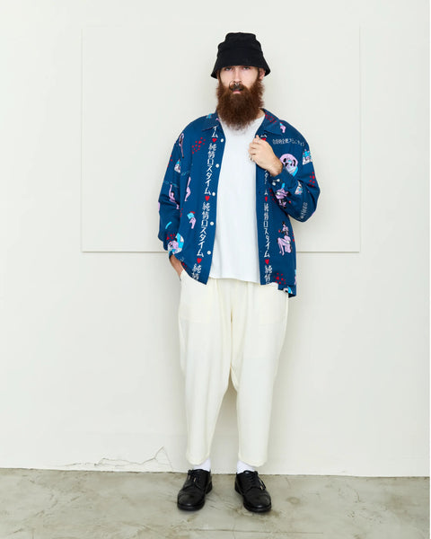 純情ロスタイム L/S SHIRT / NAVY
