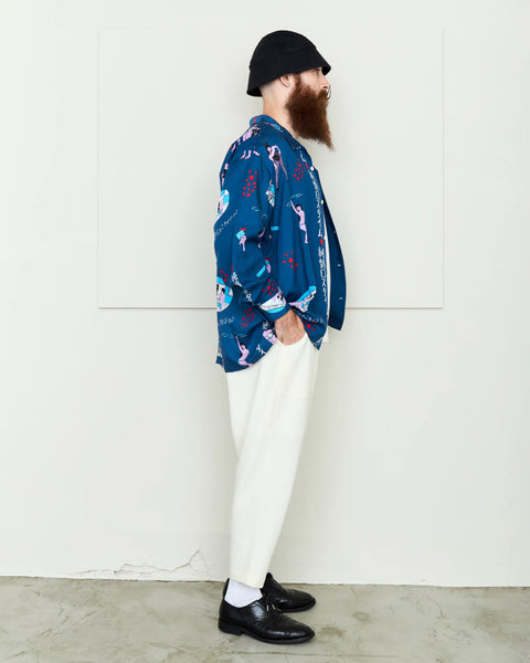 純情ロスタイム L/S SHIRT / NAVY