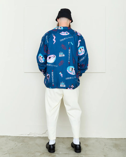 純情ロスタイム L/S SHIRT / NAVY