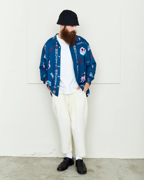純情ロスタイム L/S SHIRT / NAVY