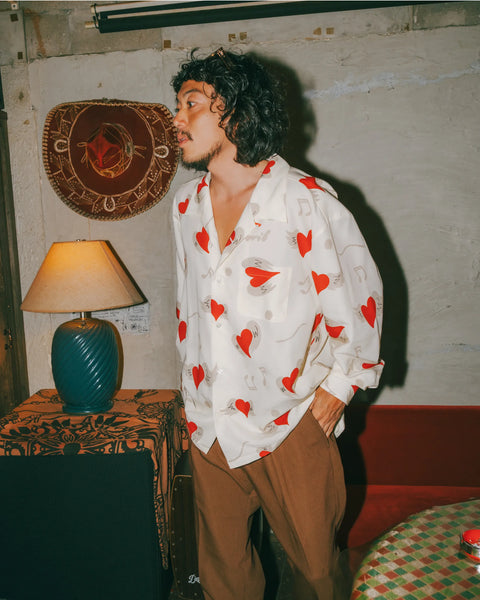 愛狂 L/S SHIRT / CREAM