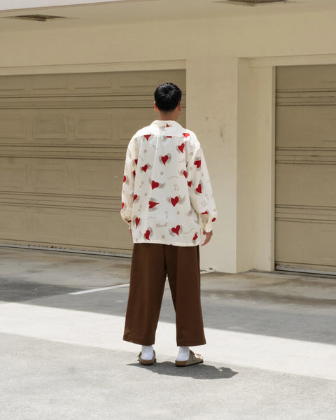 【7/4(土)13:00~販売開始】愛狂 L/S SHIRT / CREAM