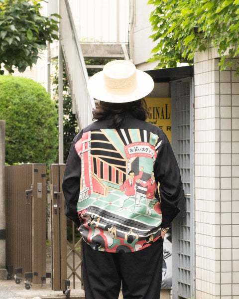【7/4(土)13:00~販売開始】お笑いスタァ L/S SHIRT / BLACK