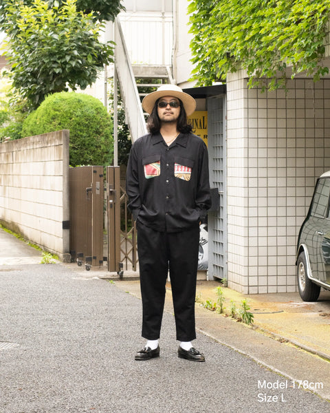【7/4(土)13:00~販売開始】お笑いスタァ L/S SHIRT / BLACK